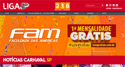 Desktop Screenshot of ligasp.com.br